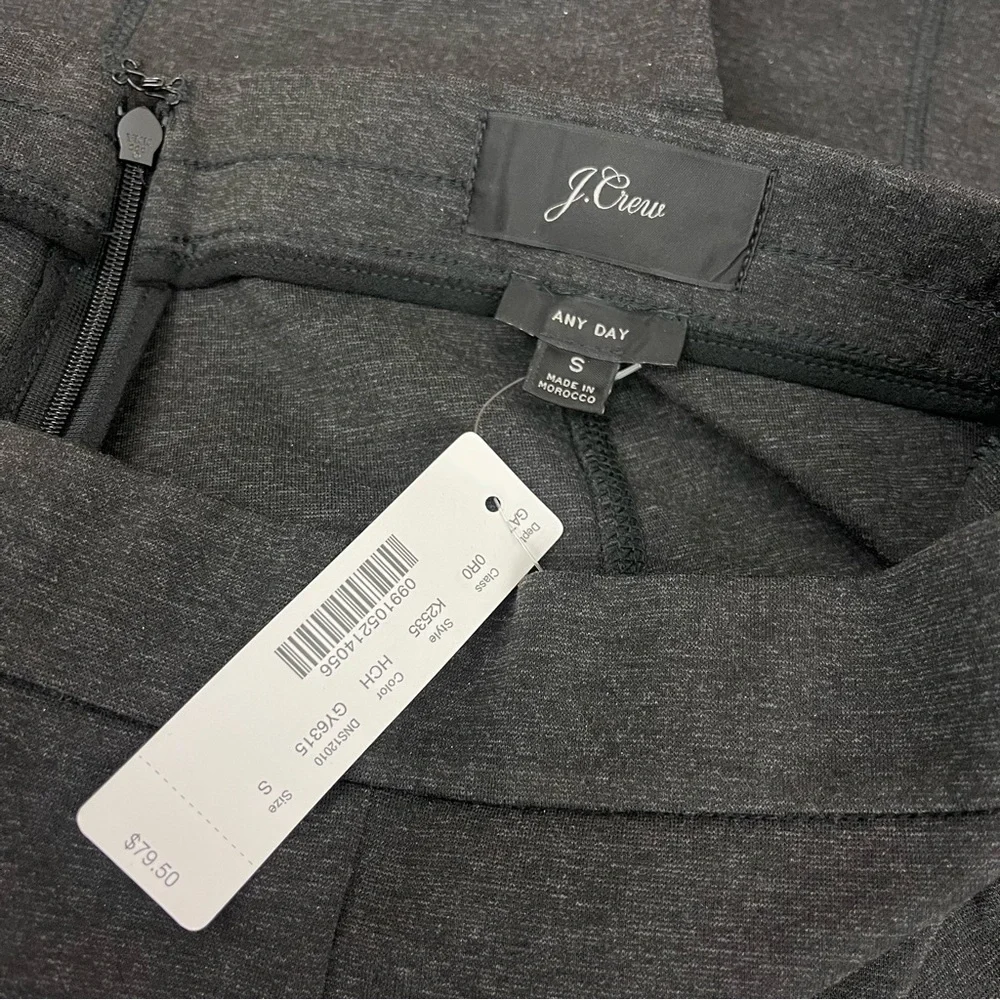 J. Crew Women’s Any Fay Pant Gray Eco Ponte Career Style K2535 - Picture 3 of 4